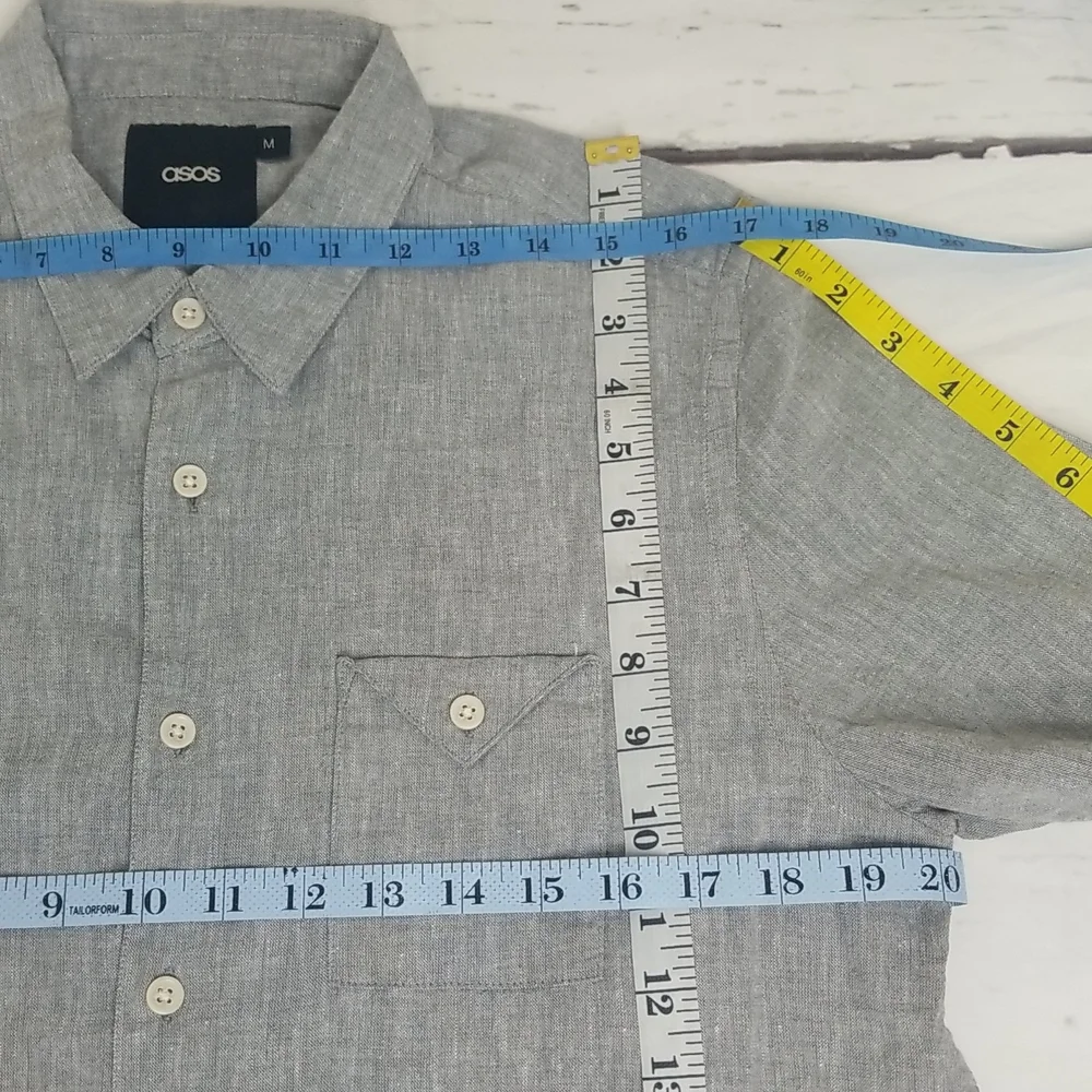 asos Button Down Long Sleeve Shirt - Picture 10 of 11